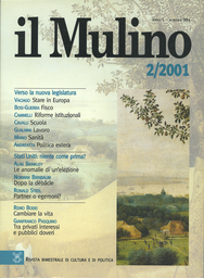 Copertina del fascicolo dell'articolo L'Italia nel nuovo sistema internazionale