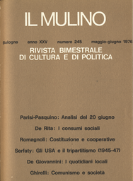 Copertina del fascicolo dell'articolo Sinistra cristiana e Cattolici comunisti nella recente analisi storiografica