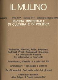Copertina del fascicolo dell'articolo La democrazia italiana fra alternativa e confronto